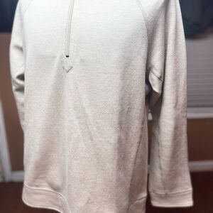 Tommy Bahama Men's Cream Zip-Up Sweater